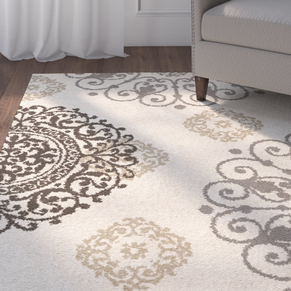 Three Posts™ Ivory Area Rug & Reviews Wayfair